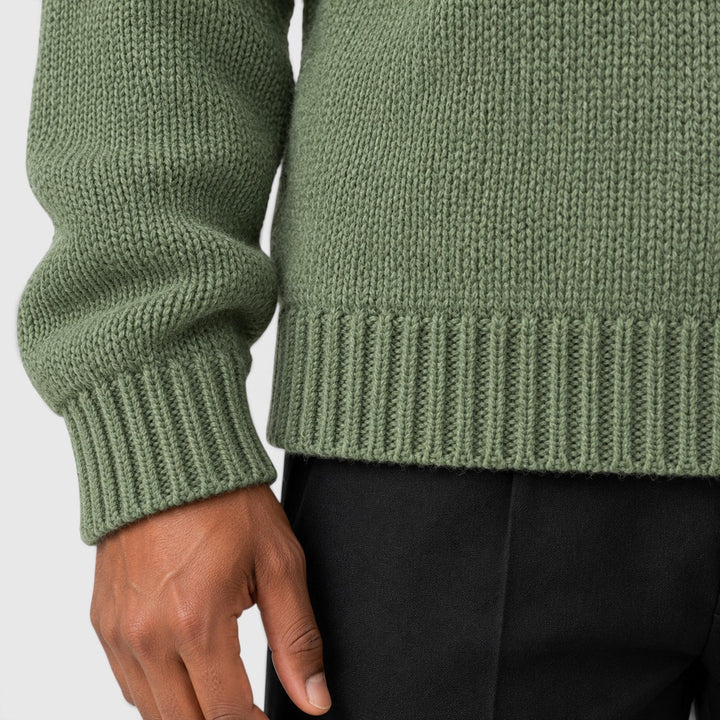 Men's Classic Knit Cotton Crew Neck Jumper