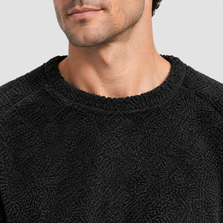 Men's Casual Soft Fleece Jumper and Trousers Set