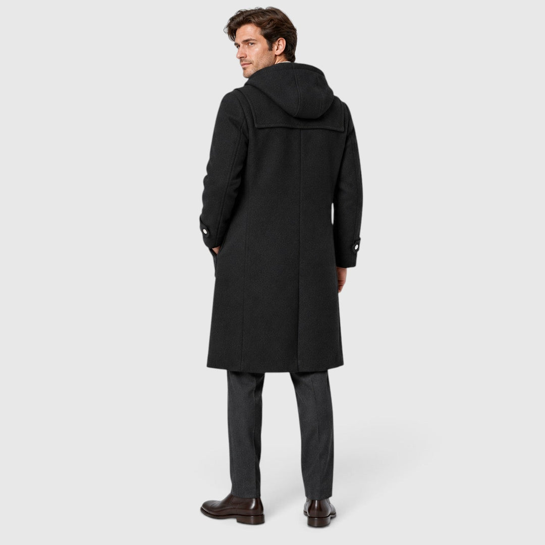 Men's Classic Wool Hooded Duffle Coat
