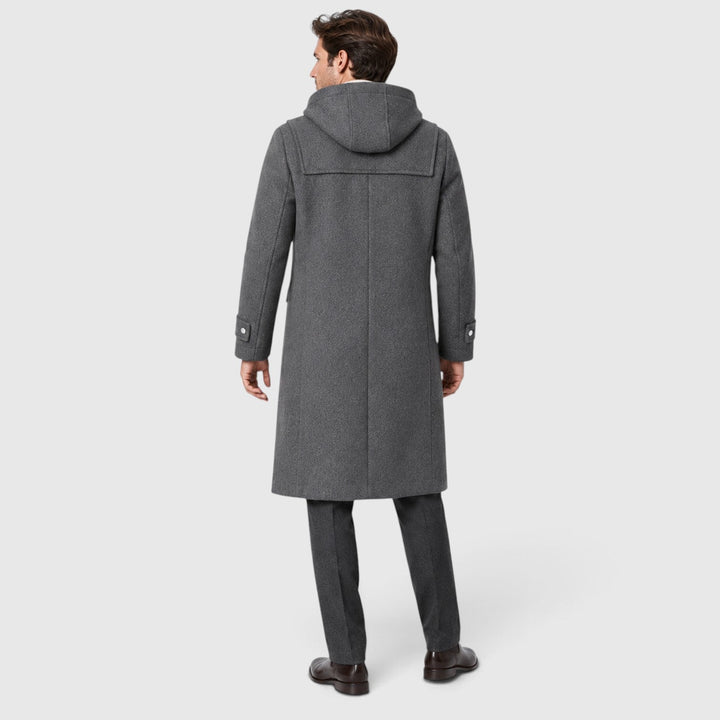 Men's Classic Wool Hooded Duffle Coat