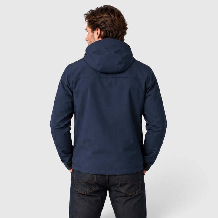 Men's Lightweight Hooded Windbreaker Jacket