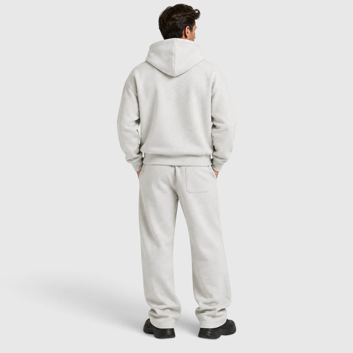 Men's Casual Cotton Hoodie and Jogger Lounge Set