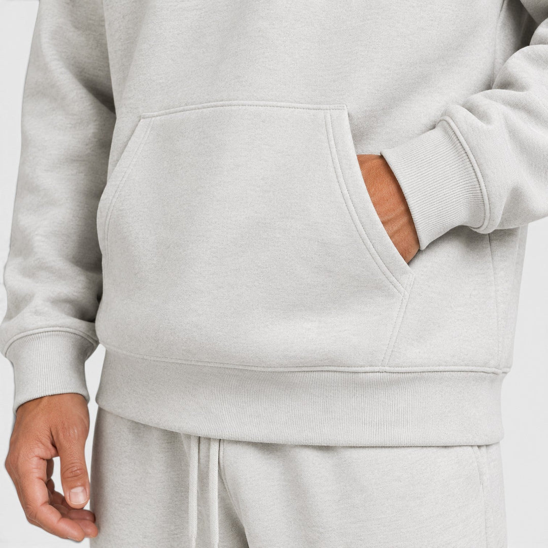 Men's Casual Cotton Hoodie and Jogger Lounge Set