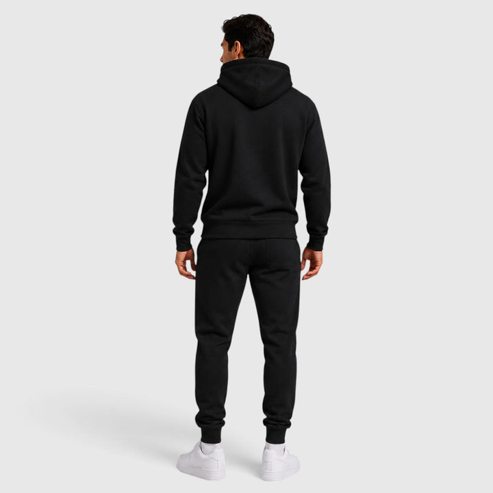 Men's Casual Cotton Blend Hoodie and Jogger Set