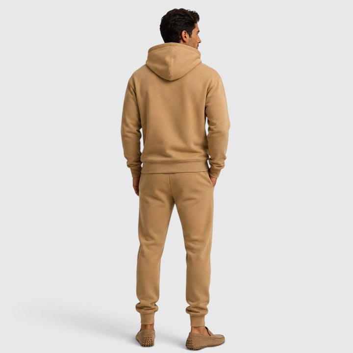 Men's Casual Cotton Blend Hoodie and Jogger Set