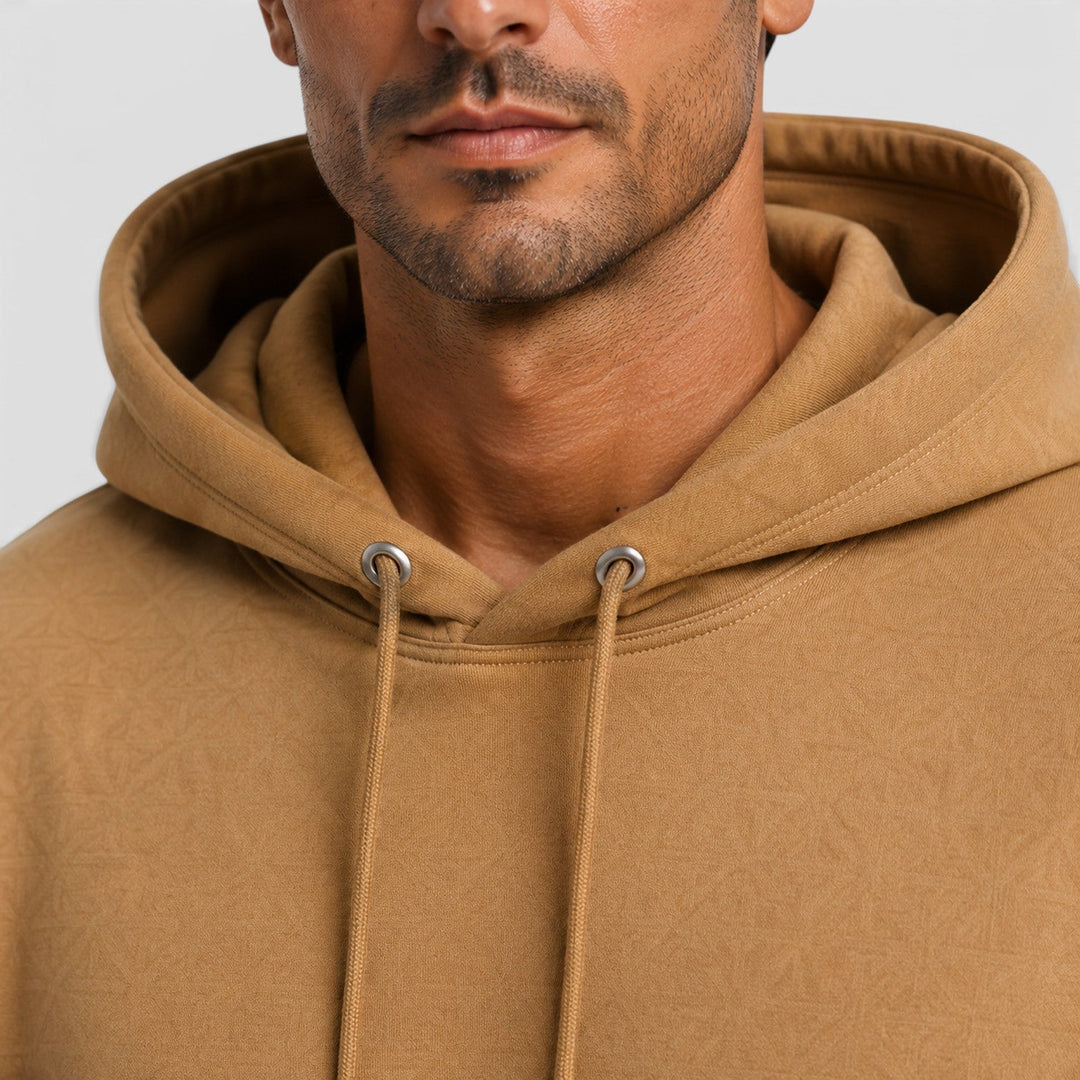 Men's Casual Cotton Blend Hoodie and Jogger Set