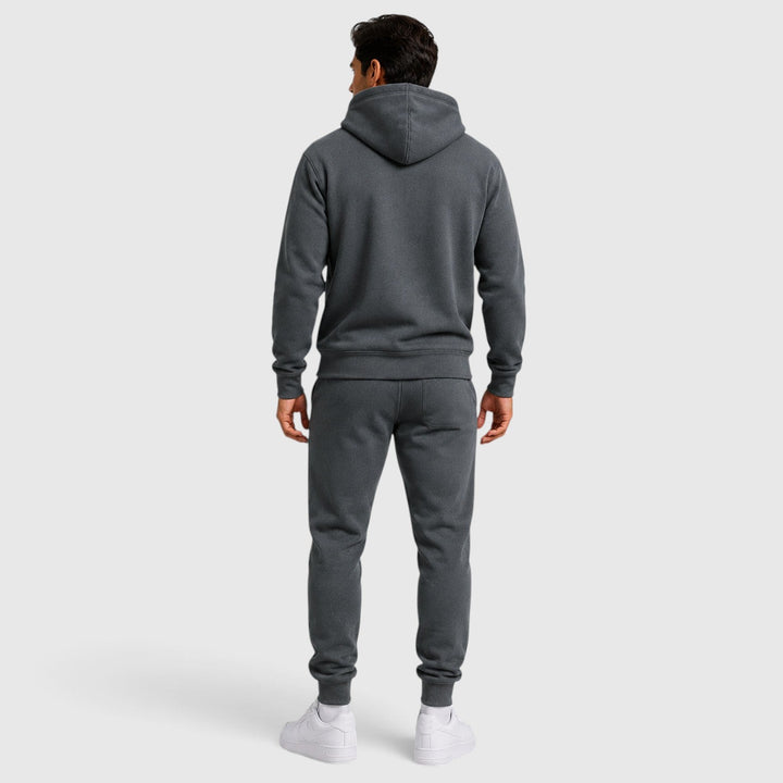 Men's Casual Cotton Blend Hoodie and Jogger Set