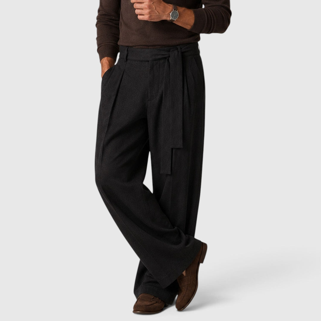 Men's Casual Loose Fit Cotton Blend Pants