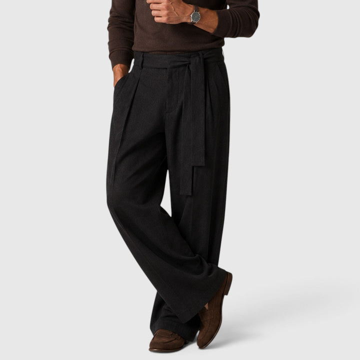 Men's Casual Loose Fit Cotton Blend Pants