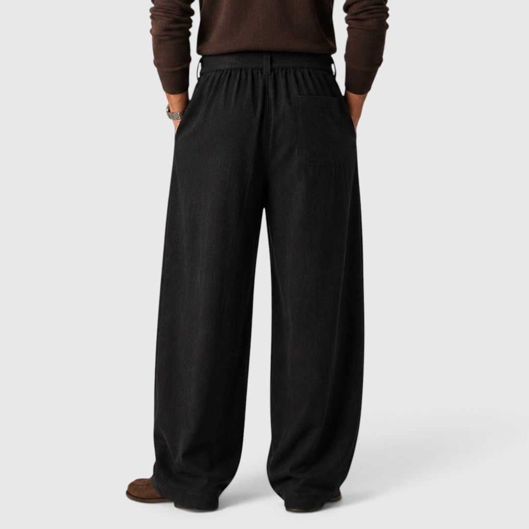 Men's Casual Loose Fit Cotton Blend Pants