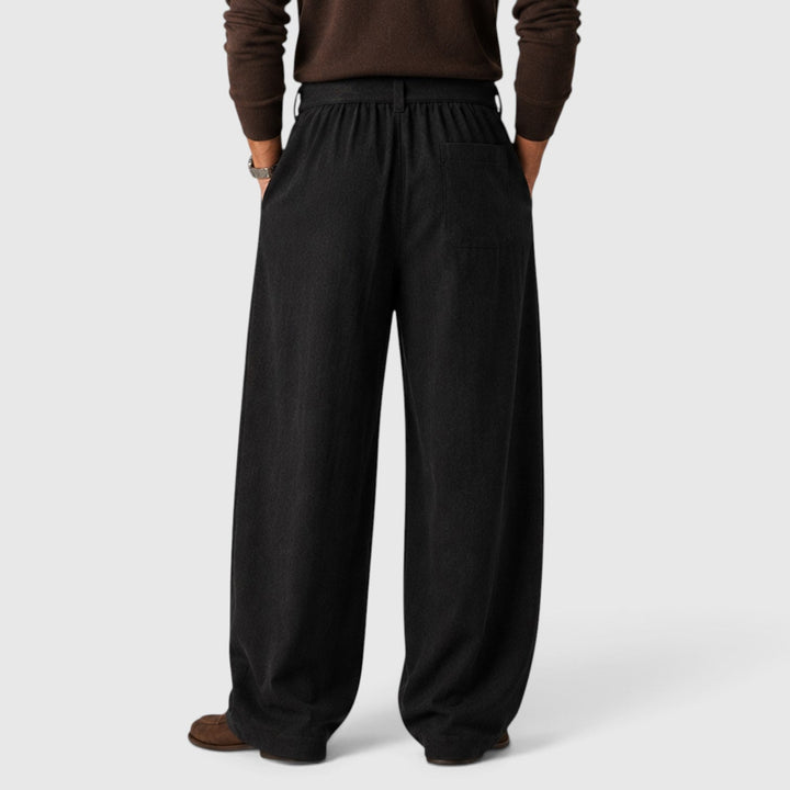 Men's Casual Loose Fit Cotton Blend Pants