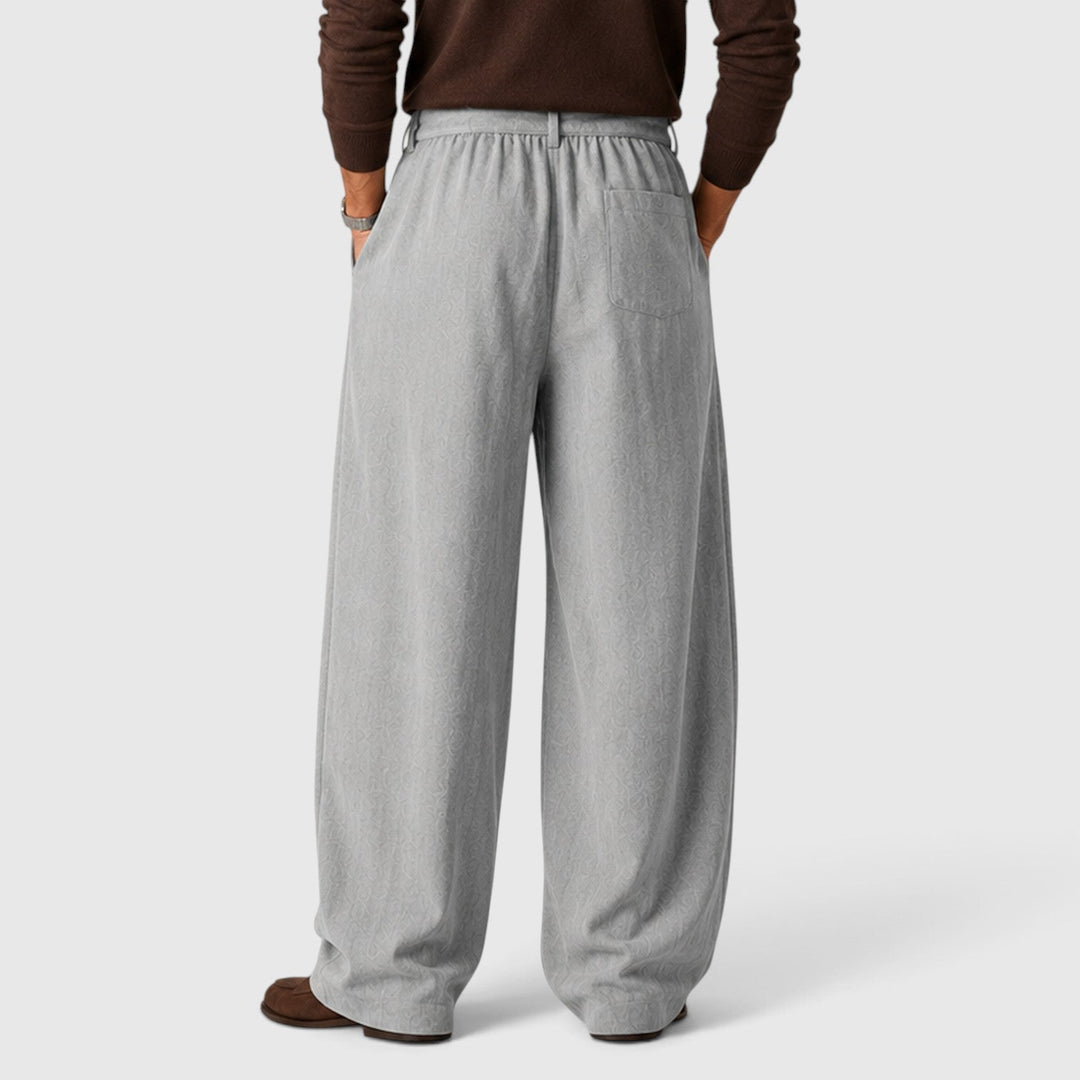 Men's Casual Loose Fit Cotton Blend Pants