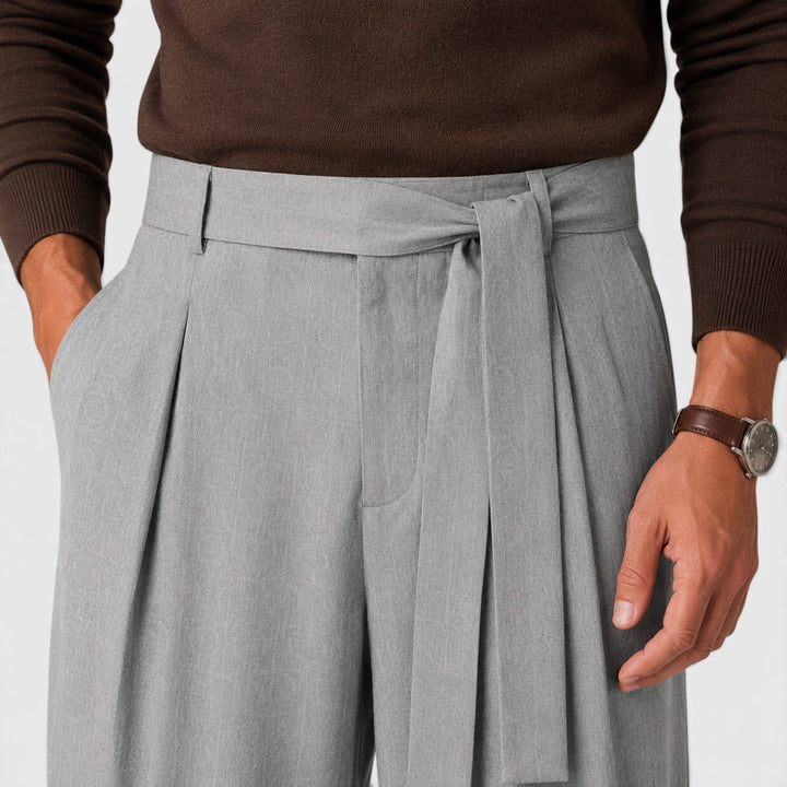 Men's Casual Loose Fit Cotton Blend Pants