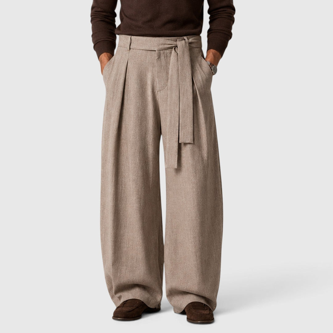 Men's Casual Loose Fit Cotton Blend Pants