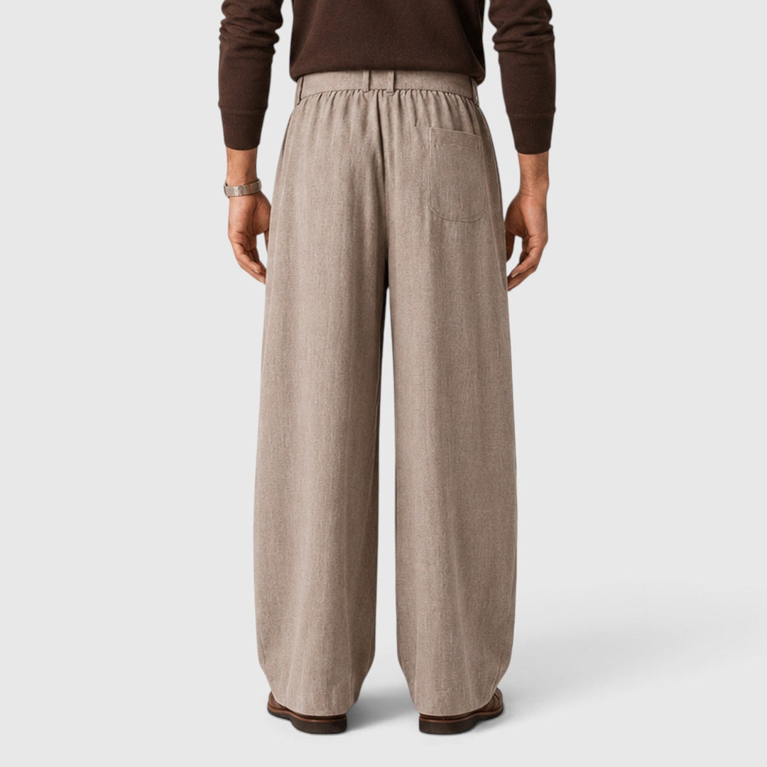 Men's Casual Loose Fit Cotton Blend Pants