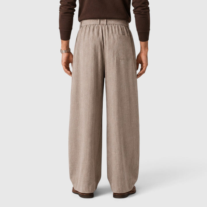 Men's Casual Loose Fit Cotton Blend Pants