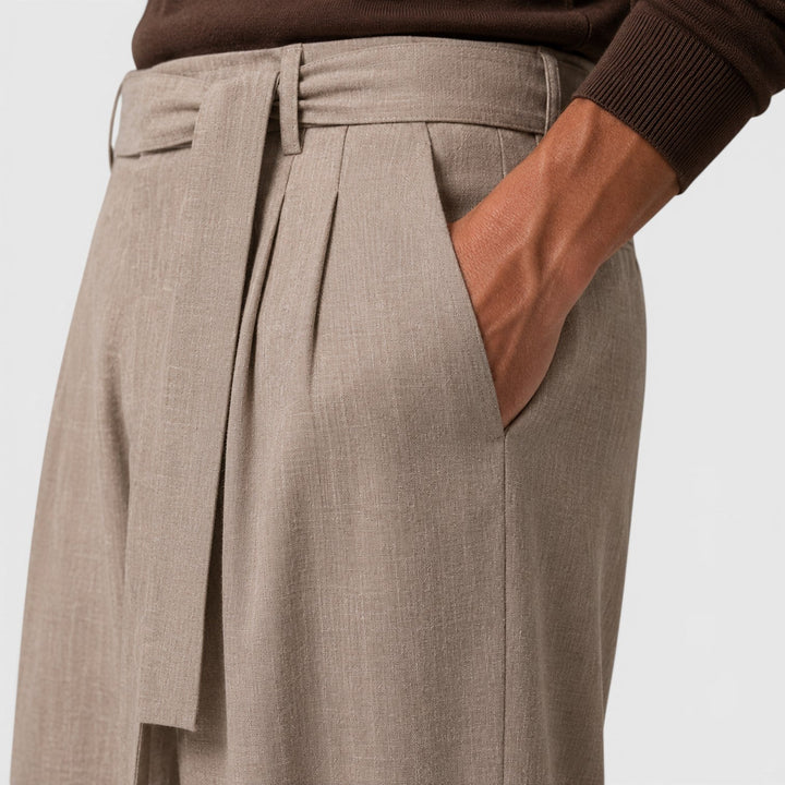 Men's Casual Loose Fit Cotton Blend Pants