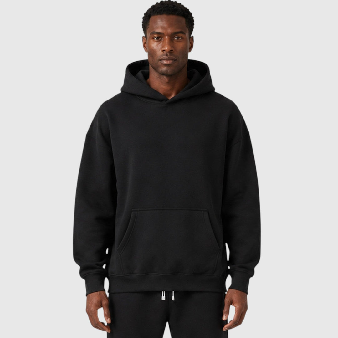 Men's Casual Heavyweight Cotton Hoodie and Joggers Loungeset