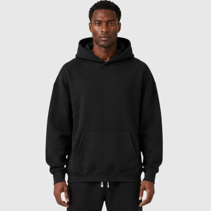 Men's Casual Heavyweight Cotton Hoodie and Joggers Loungeset