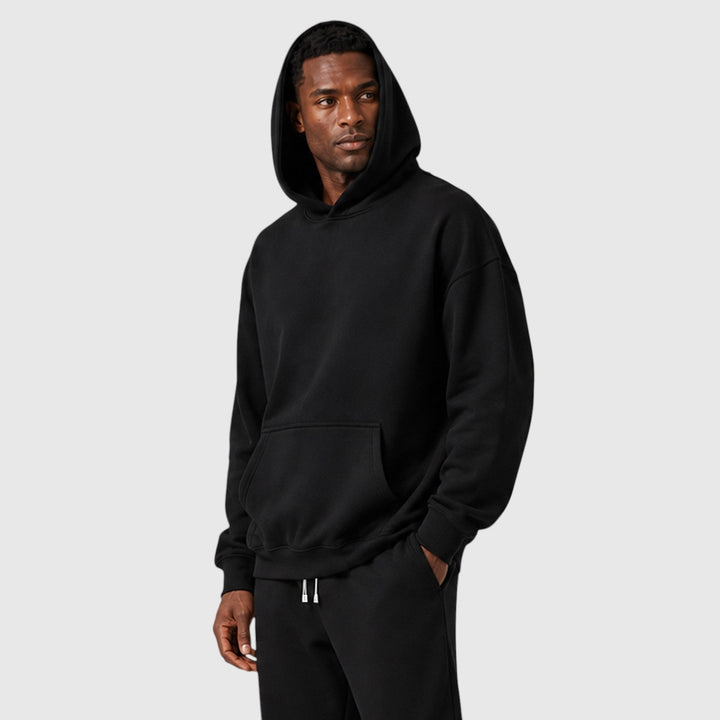Men's Casual Heavyweight Cotton Hoodie and Joggers Loungeset