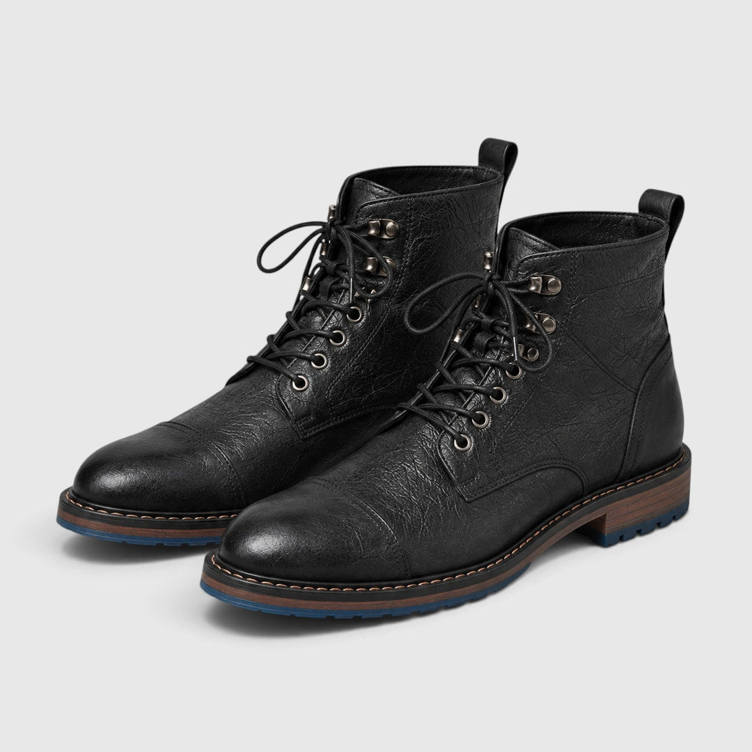 Men's Classic Leather Lace-Up Walking Boots