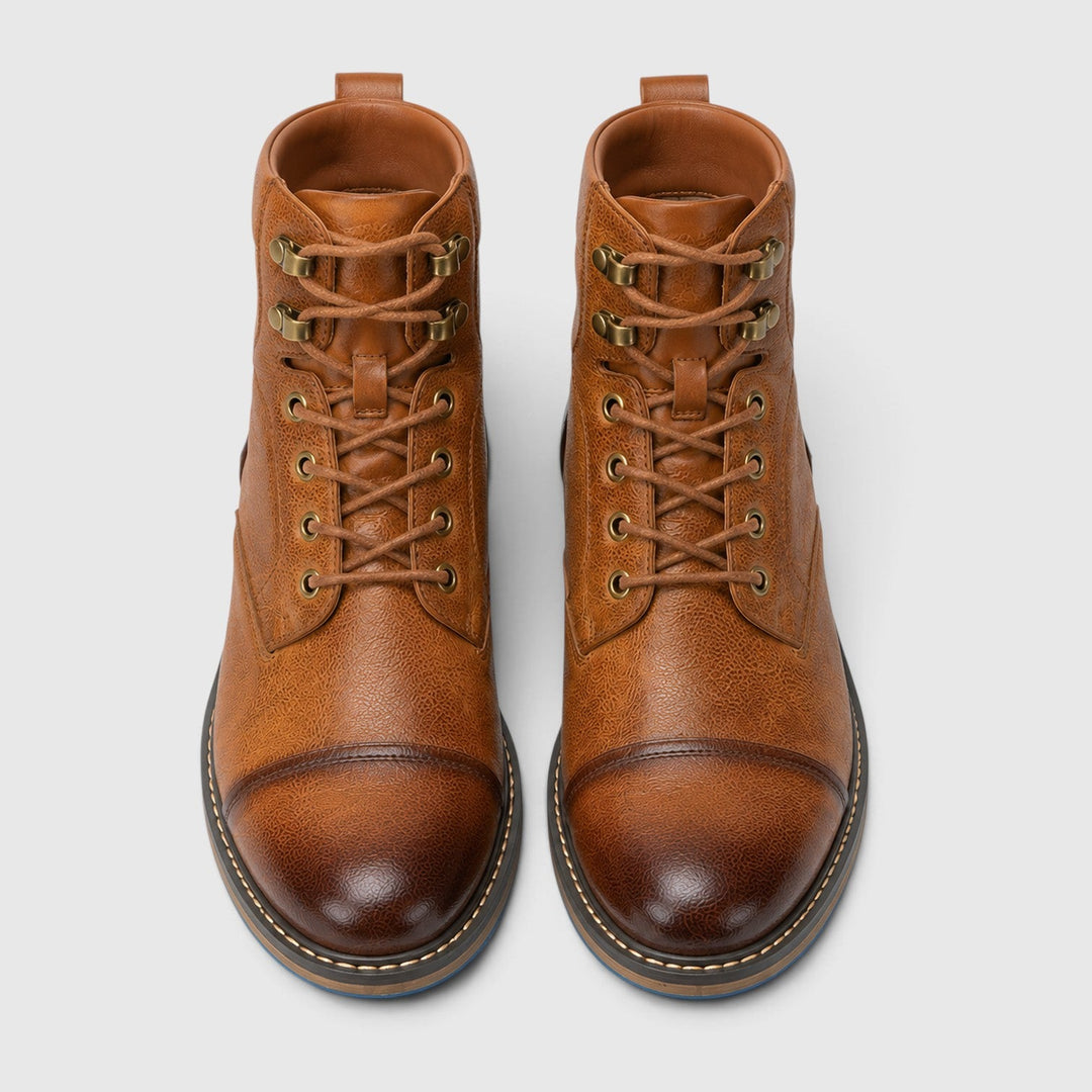 Men's Classic Leather Lace-Up Walking Boots