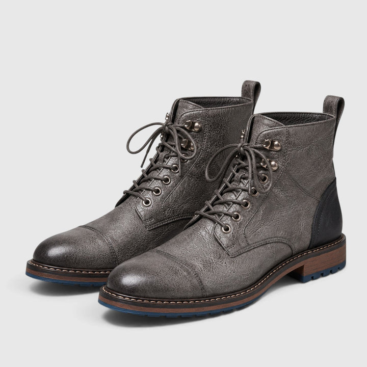 Men's Classic Leather Lace-Up Walking Boots