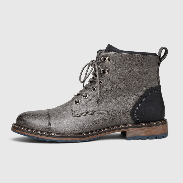 Men's Classic Leather Lace-Up Walking Boots