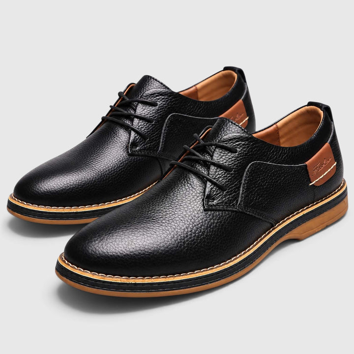 Men's Classic Leather Lace-Up Oxford Shoes