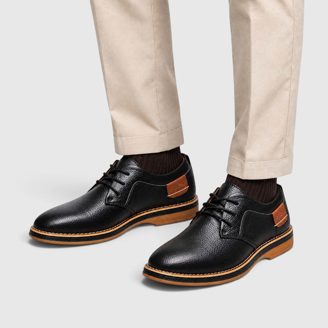 Men's Classic Leather Lace-Up Oxford Shoes