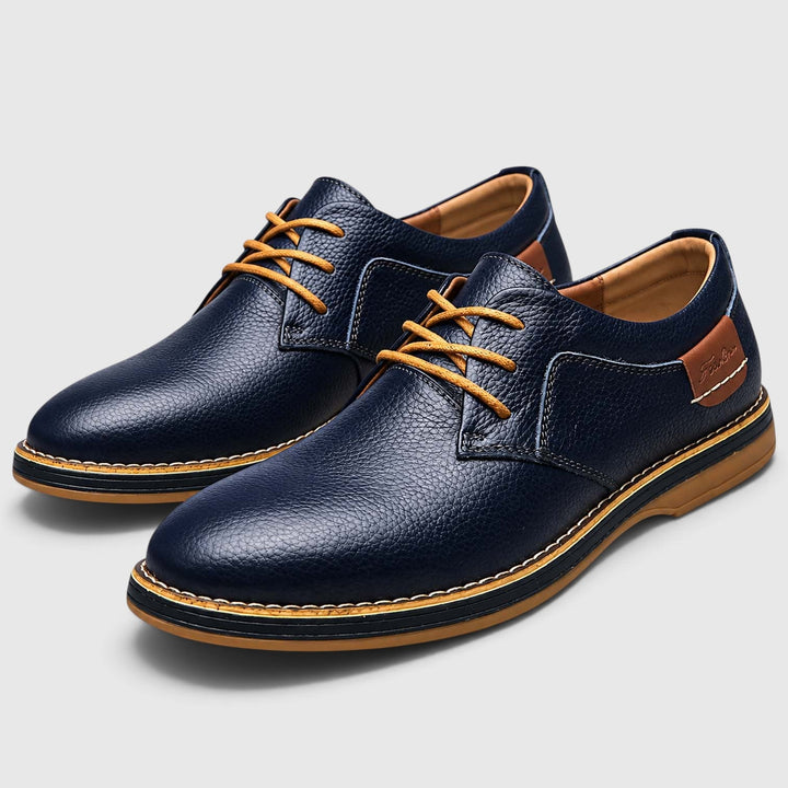 Men's Classic Leather Lace-Up Oxford Shoes