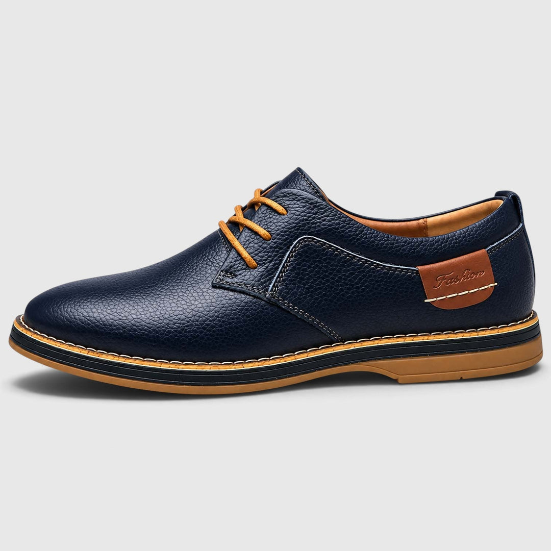 Men's Classic Leather Lace-Up Oxford Shoes