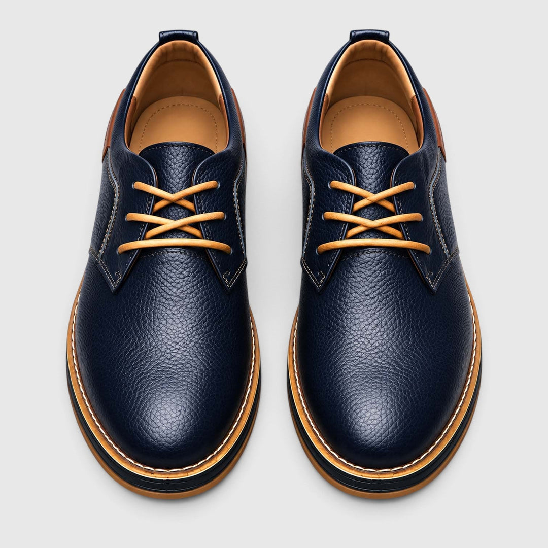Men's Classic Leather Lace-Up Oxford Shoes