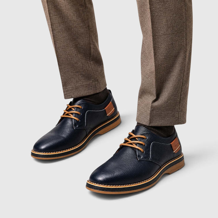 Men's Classic Leather Lace-Up Oxford Shoes