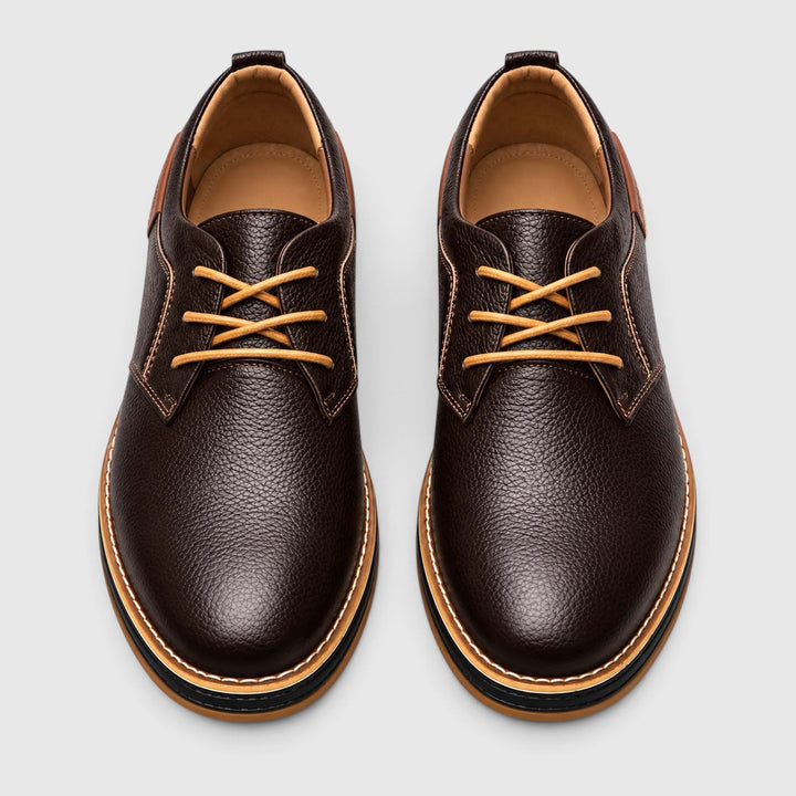 Men's Classic Leather Lace-Up Oxford Shoes