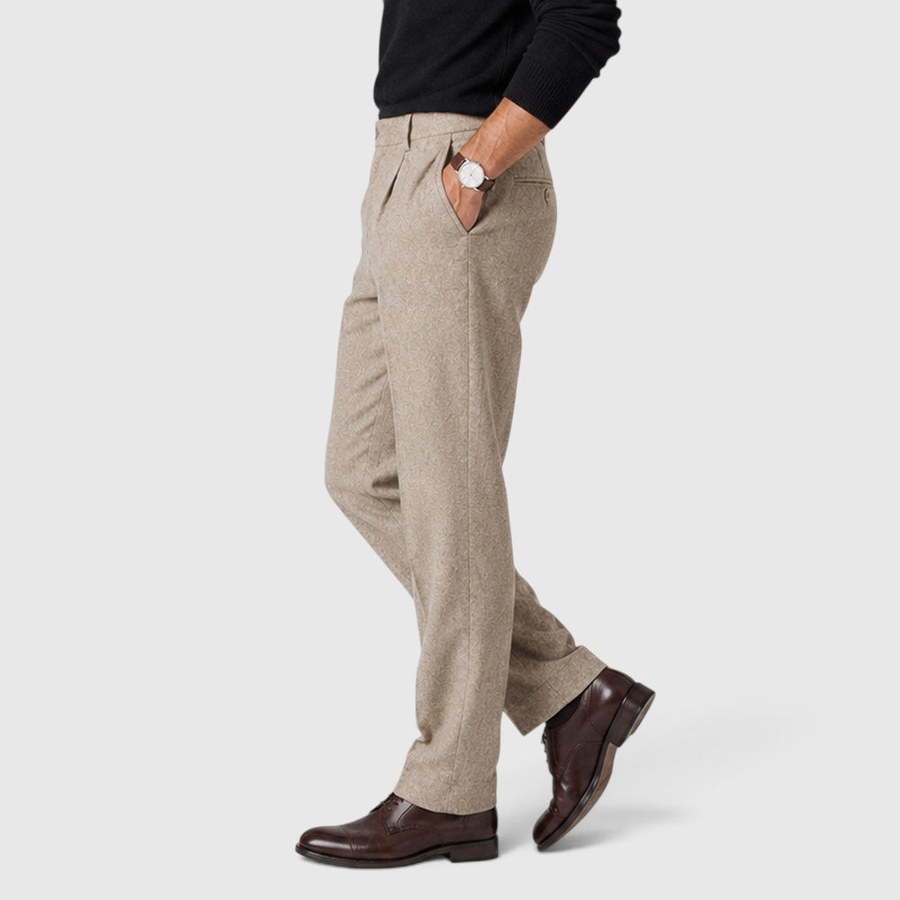 Men's Elegant Wool Blend Trousers