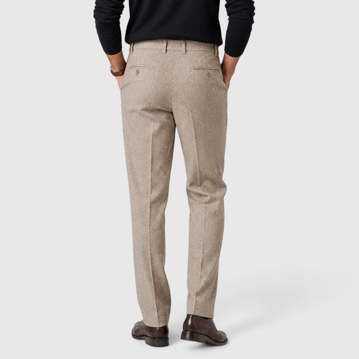 Men's Elegant Wool Blend Trousers
