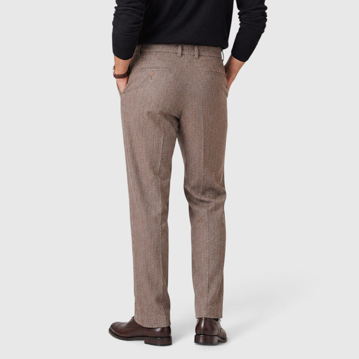 Men's Elegant Wool Blend Trousers