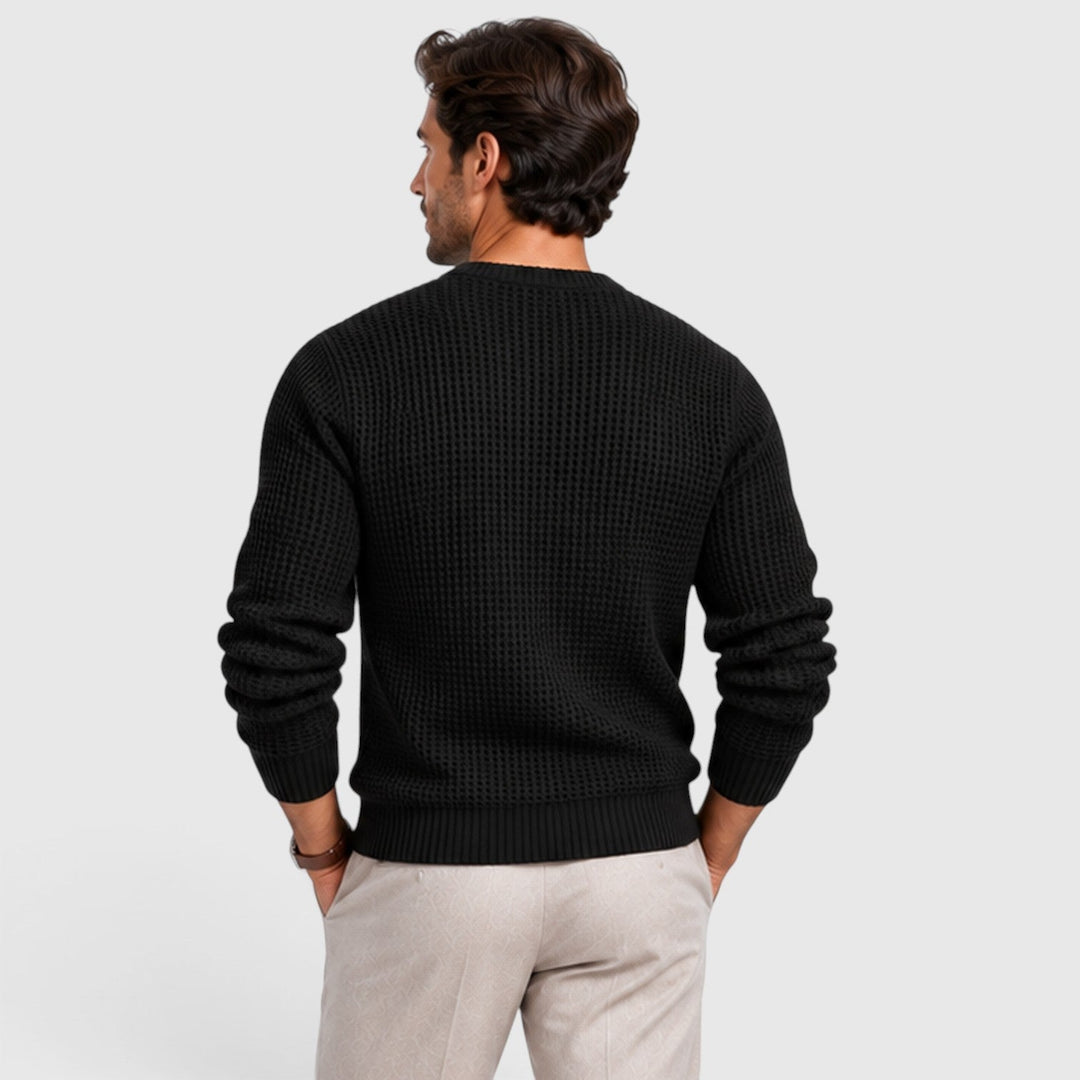 Men's Casual Knit Relaxed Fit Jumper