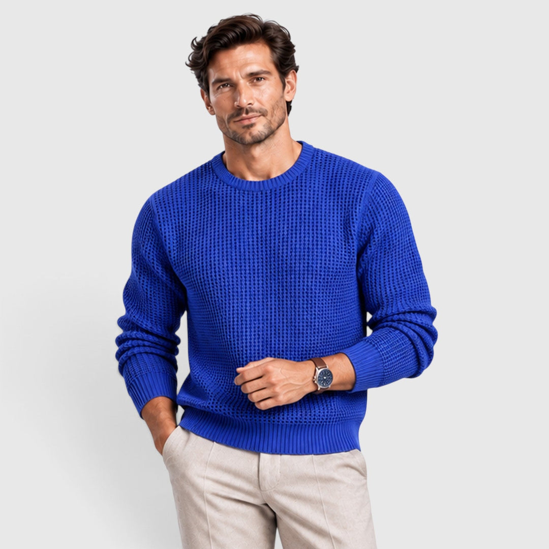 Men's Casual Knit Relaxed Fit Jumper