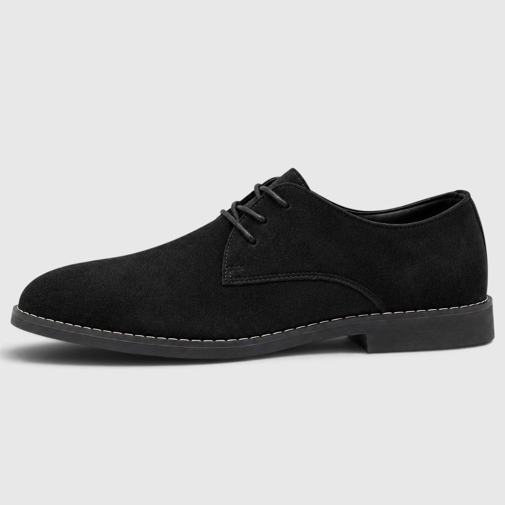 Men's Classic Suede Lace-Up Oxford Shoes