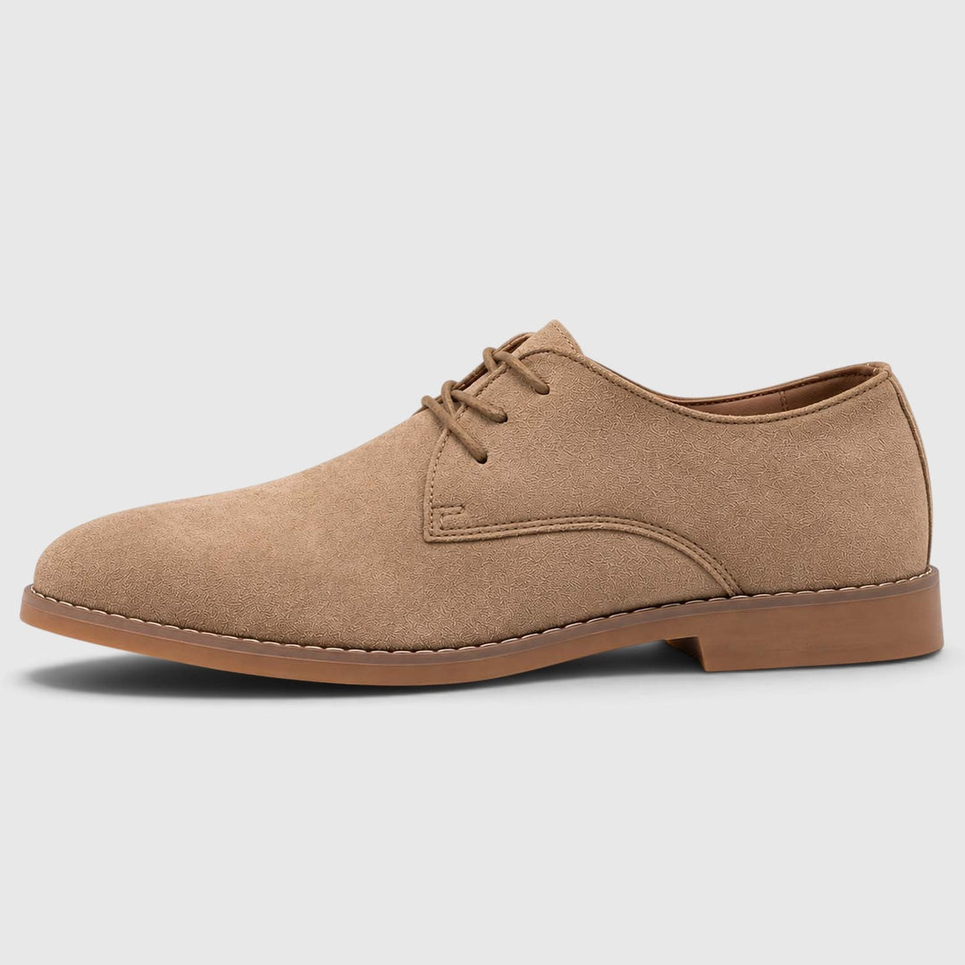 Men's Classic Suede Lace-Up Oxford Shoes