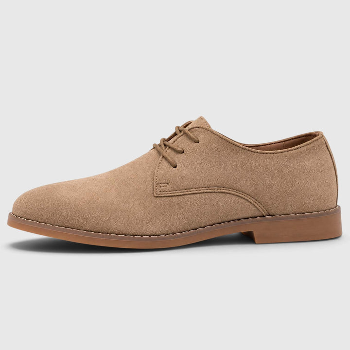Men's Classic Suede Lace-Up Oxford Shoes