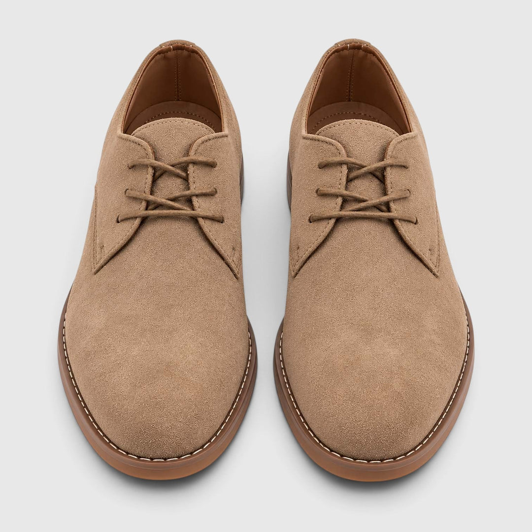 Men's Classic Suede Lace-Up Oxford Shoes