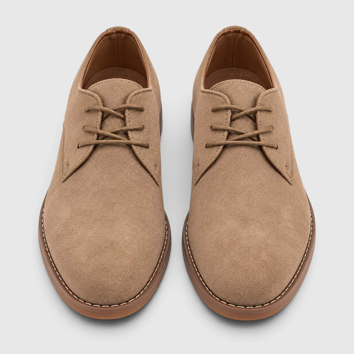 Men's Classic Suede Lace-Up Oxford Shoes