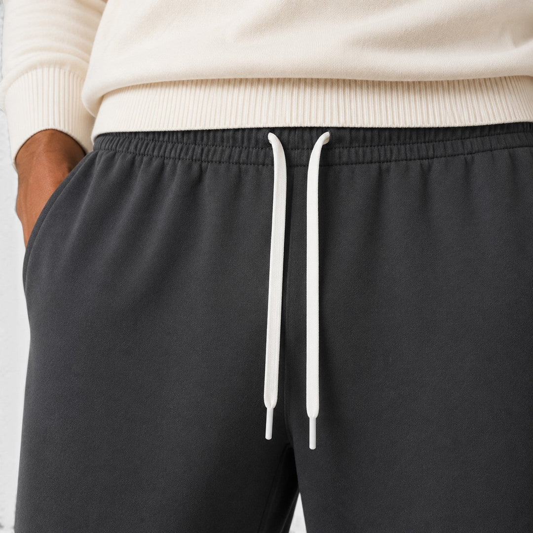 Men's Casual Thick Knit Jogger Trousers