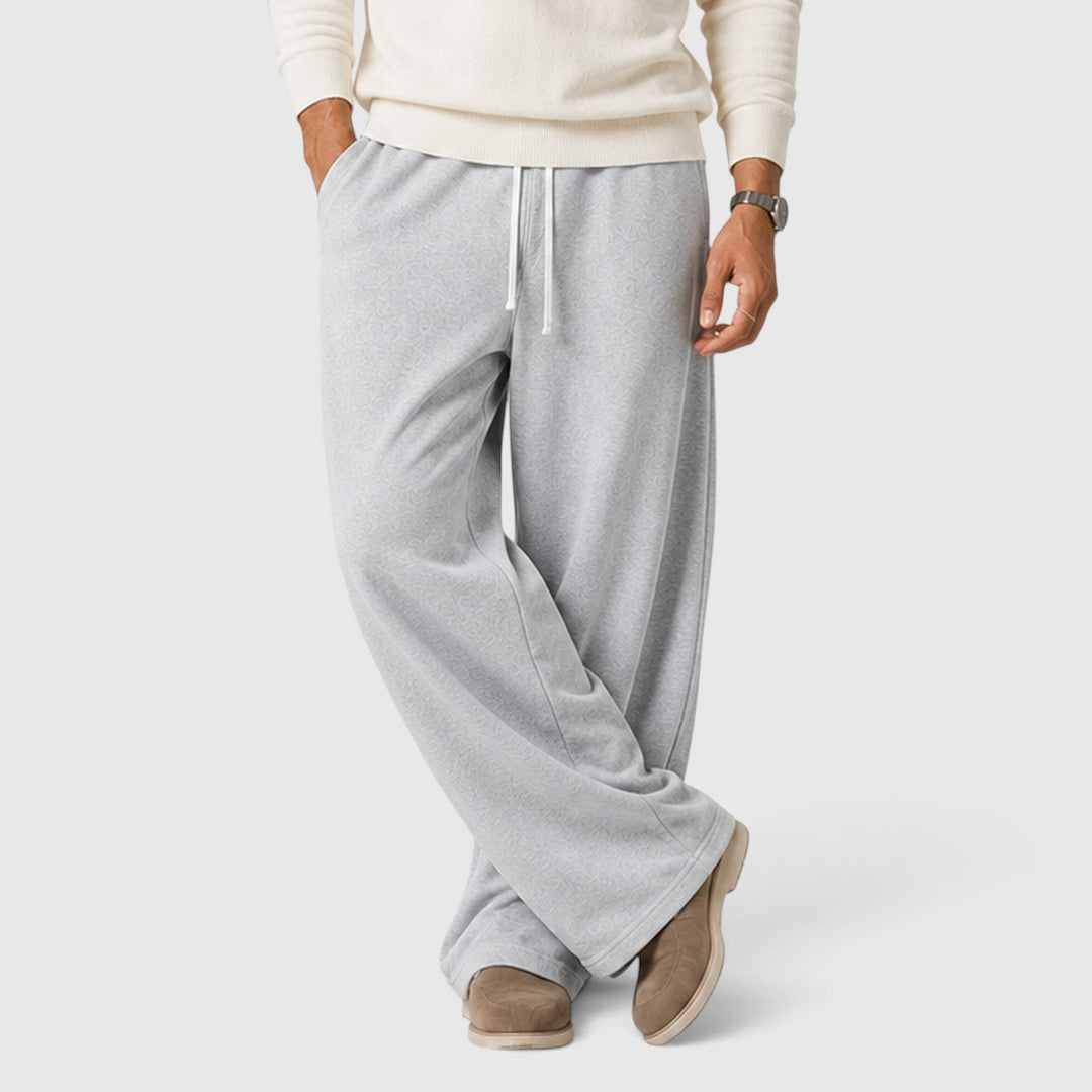 Men's Casual Thick Knit Jogger Trousers