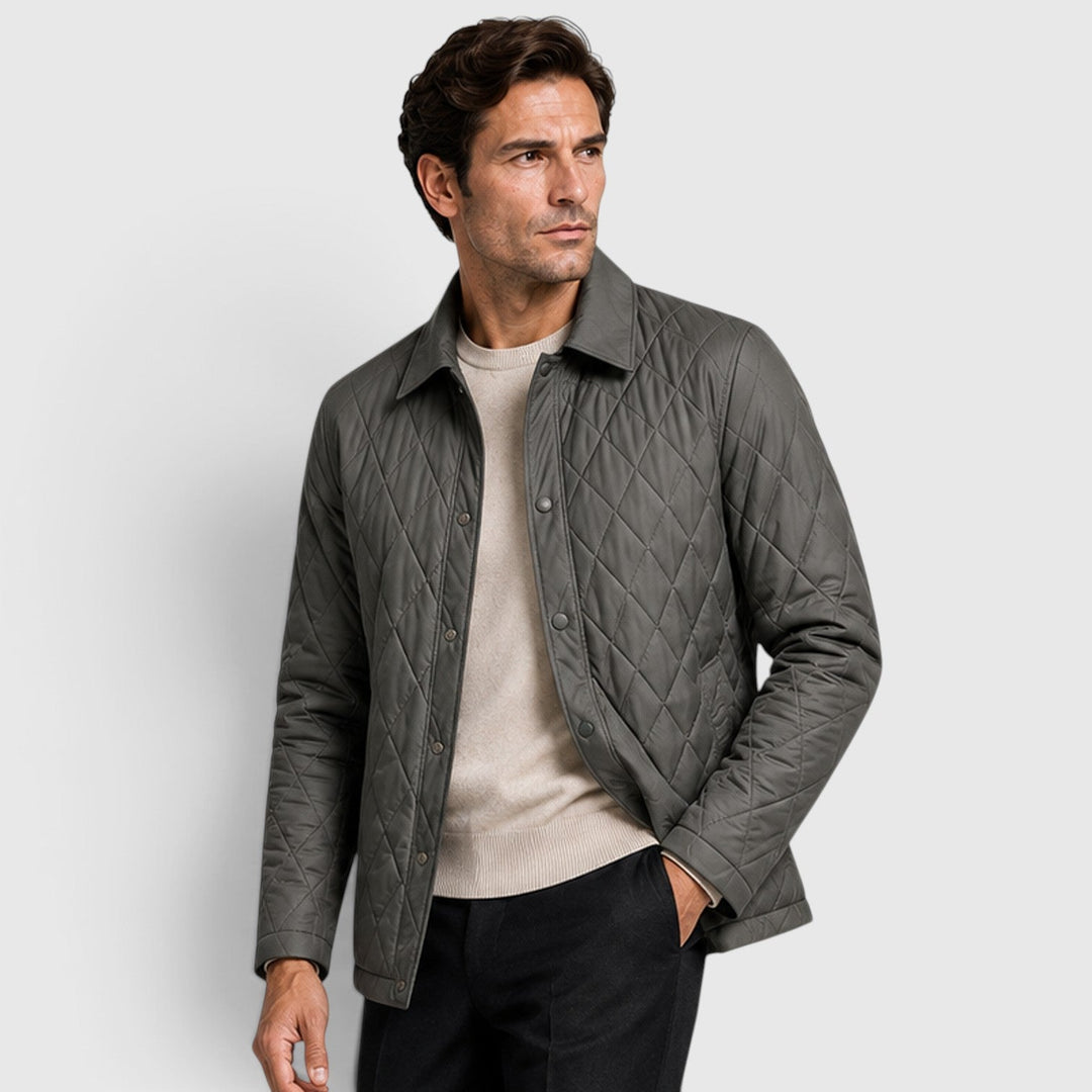 Men's Casual Thick Puffer Outdoor Jacket with Loose Fit
