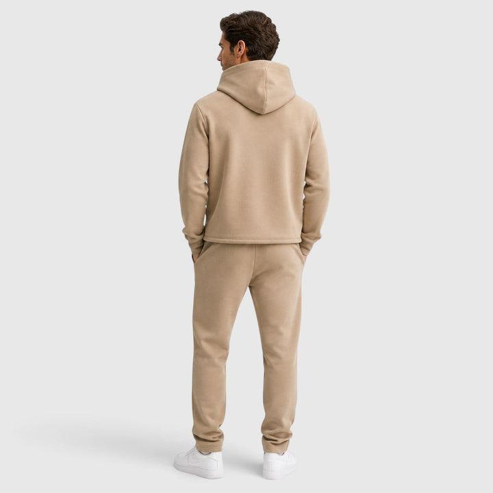 Men's Casual Cotton Blend Two-Piece Tracksuit Set