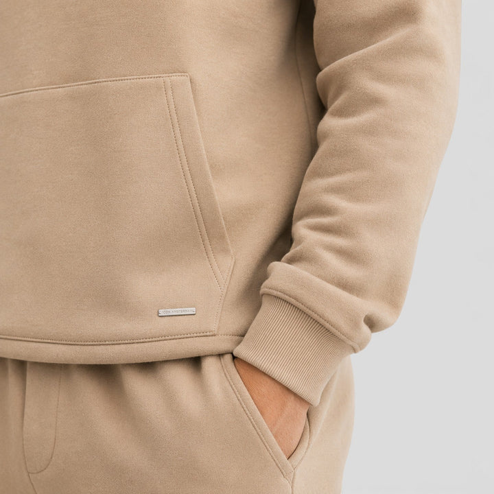Men's Casual Cotton Blend Two-Piece Tracksuit Set